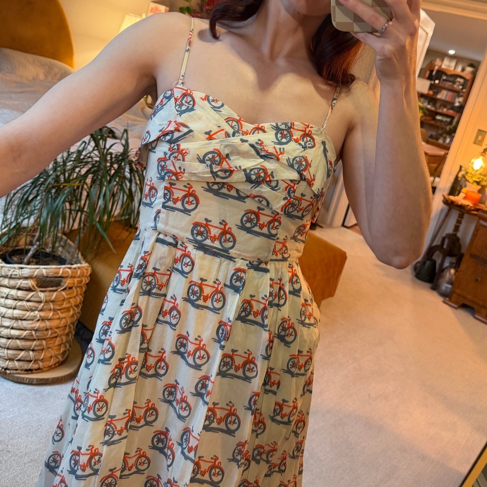Anthro bicycle dress - Picture 2 of 11